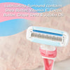 Women's 3-Blade Sensitive Disposable Razors, Pink, 3 Count