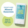 Kids Mineral SPF 50 Sunscreen Stick, Zinc Oxide, 0.5 oz