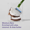 Women's Moisture Plus Razor Set with Razor Handle, 2 Blade Refill Cartridges, and Shower Holder,