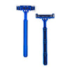 2-Blade Disposable Razors, Blue, 12 Count