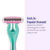 Women's 4-Blade Disposable Razors, 4 Count
