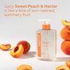 Liquid Hand Soap, Sweet Peach & Nectar, Non-drying, Naturally Derived Cleansers, Sulfate Free, 13 fl oz