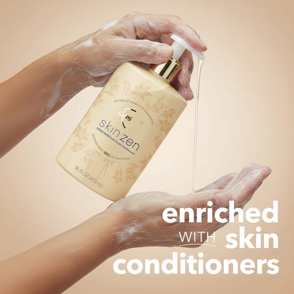 Skin Zen Liquid Hand Soap, Notes of Vanilla & Cashmere, 16 fl oz