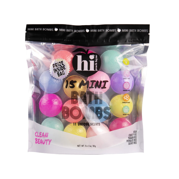 Peach Layne 15-Count Mini Bath Bomb Bag