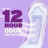 Incontinence Pads for Women, 3 Drop Light Absorbency, Long Length, 24 Count
