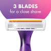 Scented Women's 3-Blade Disposable Scented Razors, 4 Count