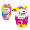 Simply Women's 3-Blade Disposable Razors, 8 Count