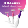 Scented Women's 3-Blade Disposable Scented Razors, 4 Count