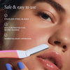 Dermaplane Refill Blades, Stainless Steel Blades with Safety Micro-guards, Manual Razor, 3 Ct