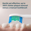 3100 Series Electric Toothbrush - Sonic Toothbrush with Advanced Sonic Technology, Pressure Sensor, Two Intensity Settings, Smartimer & Quadpacer, Black, Model HX3681/04