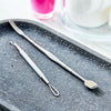 Stainless Steel Blackhead And Whitehead Skincare Tool Duo, 2 Pieces