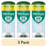 (3 pack) Triple Odor Protection Antiperspirant & Deodorant Gel, Unscented,