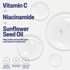 Vitamin C Serum, Lightweight Face Serum for All Skin Types, Vitamin C, Niacinamide & Sunflower Seed Oil, 1 fl oz