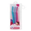Facial Eyebrow Shaping Razors, 3-Pack