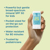 Kids Mineral SPF 50 Sunscreen Stick, Zinc Oxide, 0.5 oz