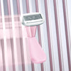 Mini Razor for Women - TSA Approved, 5-Blade Cartridge + Travel Case, Rose