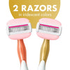 5-Blade Disposable Razors, Dorm Essentials for Sensitive Skin, 2-Count