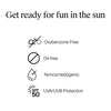 Hydro Boost Sunscreen SPF 50 Body & Face Sunscreen Lotion, Sun Protection, 3 fl oz