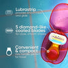 Snap Cosmo Pink with Extra Smooth Women's On-the-Go Razor, 1 Handle & 1 Refill