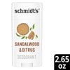 Natural Deodorant for Men and Women, Citrus & Sandalwood, 2.65 oz