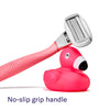 Women's Razor Shaving Set with Razor Handle and 5-Blade Razor Cartridges, Pink, 4 Piece