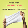 Face the Day Dry Wipes, Disposable Facial Towels, Large 100% Cotton Makeup Remover Wipes, Dermatologist-Tested, Hypoallergenic, Soft & Strong, Fragrance-Free, Lint-Free, 40 Count