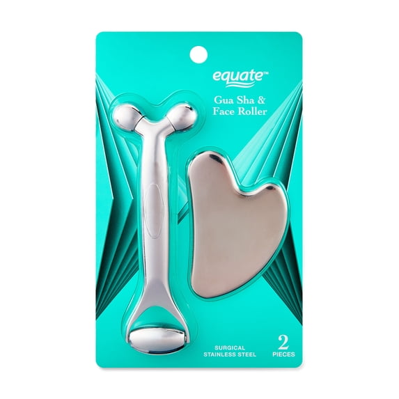 Gua Sha and Face Roller Set, 2 Piece