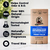 Mens Aluminum Free Deodorant, Natural Deodorant for Men Mini, Fresh Falls, 0.5 oz