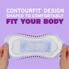 Incontinence Pads for Women, 3 Drop Light Absorbency, Long Length, 24 Count