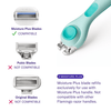Women's Moisture Plus Razor Set with Razor Handle, 2 Blade Refill Cartridges, and Shower Holder,