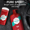 Aluminum Free Men's Deodorant, High Endurance Pure Sport, 3.4 oz, 2 Pack