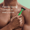 3 Blade Disposable Razors for Men, 12 Ct, Men's Sensitive Skin Manual Razors