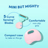 Mini Razor, 5-Blade Travel Razor for Women, 1 Mini Handle, 1 Refill & 1 Case