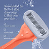 Women’s Razor Kit, 1 Handle + 2 x 5-Blade Refills + Magnetic Holder, Malibu Color