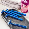 2-Blade Disposable Razors, Blue, 12 Count