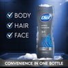 Refresh 3-in-1 Men's Body Wash for Body, Hair & Face, Blue Sage Scent, 16 fl oz