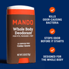 Whole Body Deodorant Stick for Men, Aluminum-Free, 72-Hour Odor Control, Cedar Grove, 2.65 oz