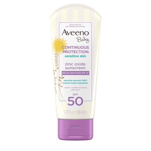 Baby Continuous Protection Mineral Baby Sunscreen SPF50 3 Fl oz
