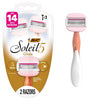 5-Blade Disposable Razors, Dorm Essentials for Sensitive Skin, 2-Count