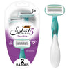 Sensitive 5-Blade Disposable Razors, Dorm Essentials, 2-Count