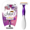 Scented Women's 3-Blade Disposable Scented Razors, 4 Count
