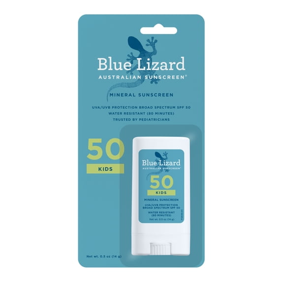 Kids Mineral SPF 50 Sunscreen Stick, Zinc Oxide, 0.5 oz