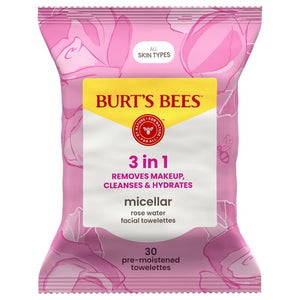 Micellar Facial Towelettes With Rose Water, 30 ct. Package