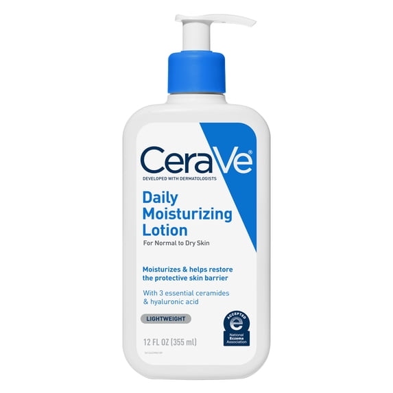 Hyaluronic Acid & Ceramides Facial Moisturizer for Normal to Dry Skin, 12 fl oz