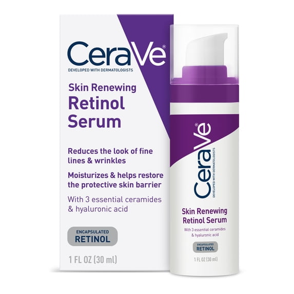 Renewing Retinol Serum Anti-aging Face Serum for Wrinkles & Fine Lines 1 fl oz
