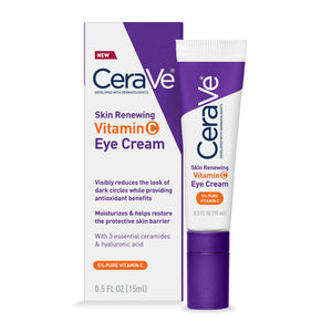 Skin Renewing Vitamin C Eye Cream for Dark Circles and Puffiness, 0.5 fl oz