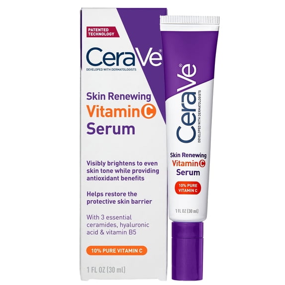 Renewing Vitamin C Serum, Brightening Antioxidant Serum for Dull Skin, 1 fl oz