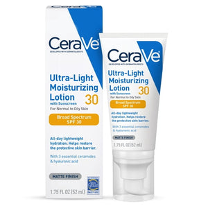 Sunscreen Ultra-Light Moisturizing Face Lotion SPF 30 for Normal to Oily Skin, 1.75 fl oz