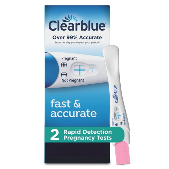 Rapid Detection Pregnancy Test, Home Pregnancy Kit, 2 Tests