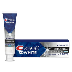 3D White Advanced Charcoal Whitening Toothpaste, 3.3 oz